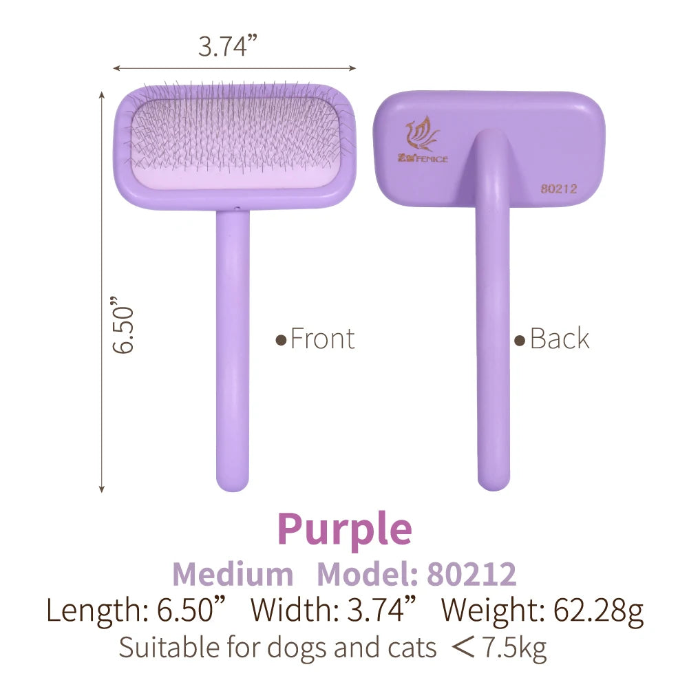 Wooden Handle Needle Comb For Pet