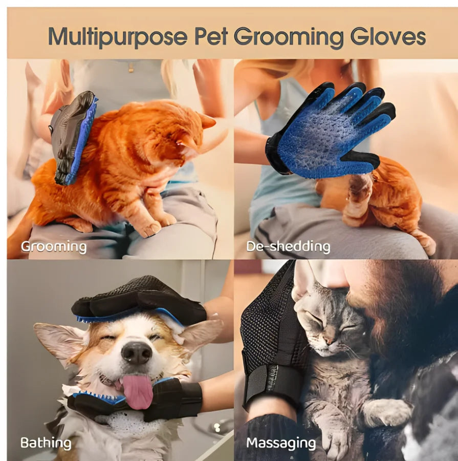 Pet Grooming Cleaning Glove