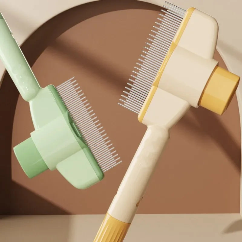 Pet Hair Remover One Button Self-cleaning Brush