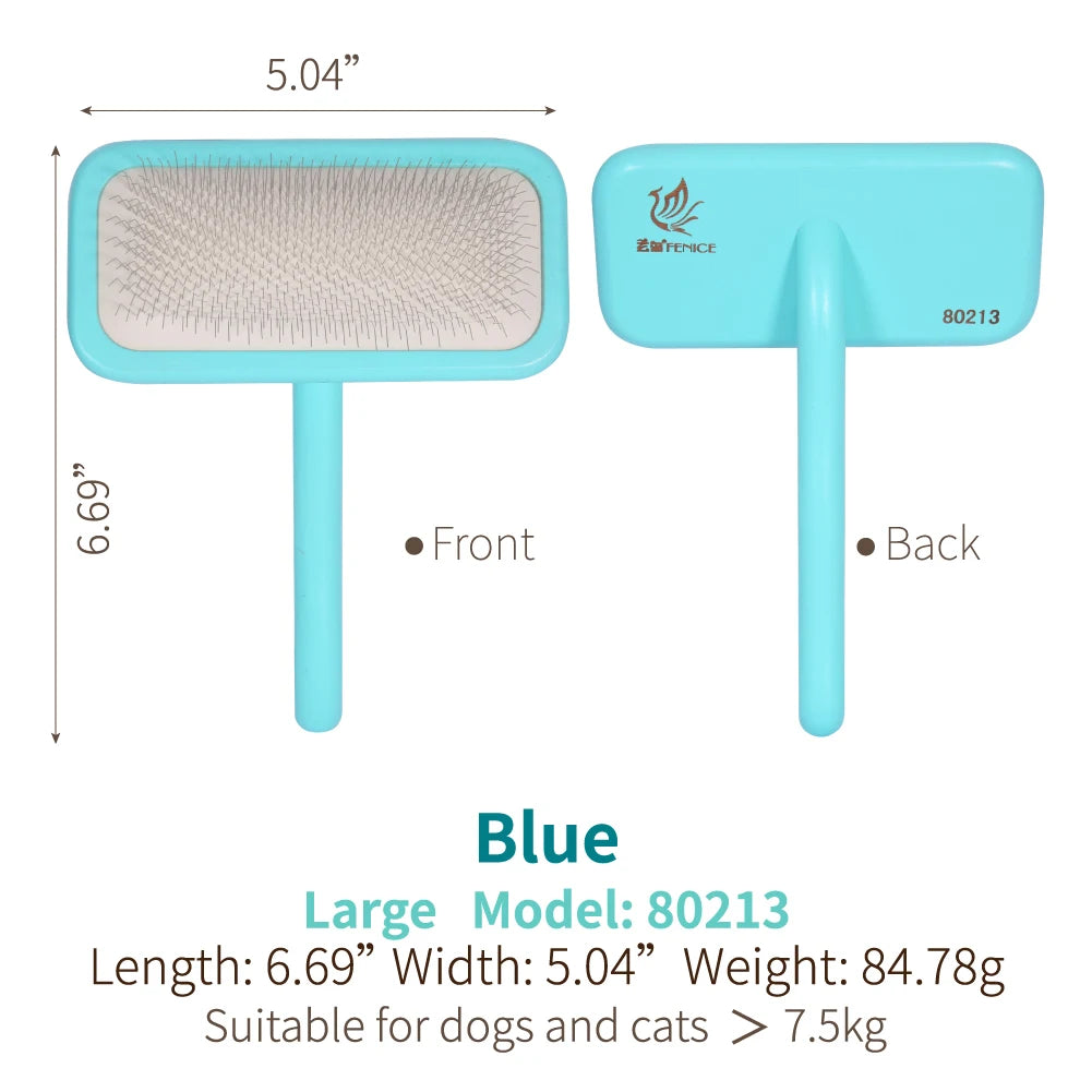 Wooden Handle Needle Comb For Pet