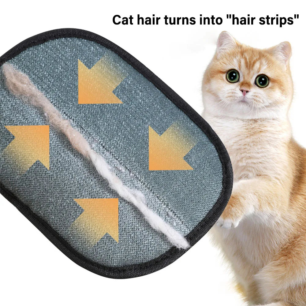 Pet Grooming Gloves Static Dedusting Brush