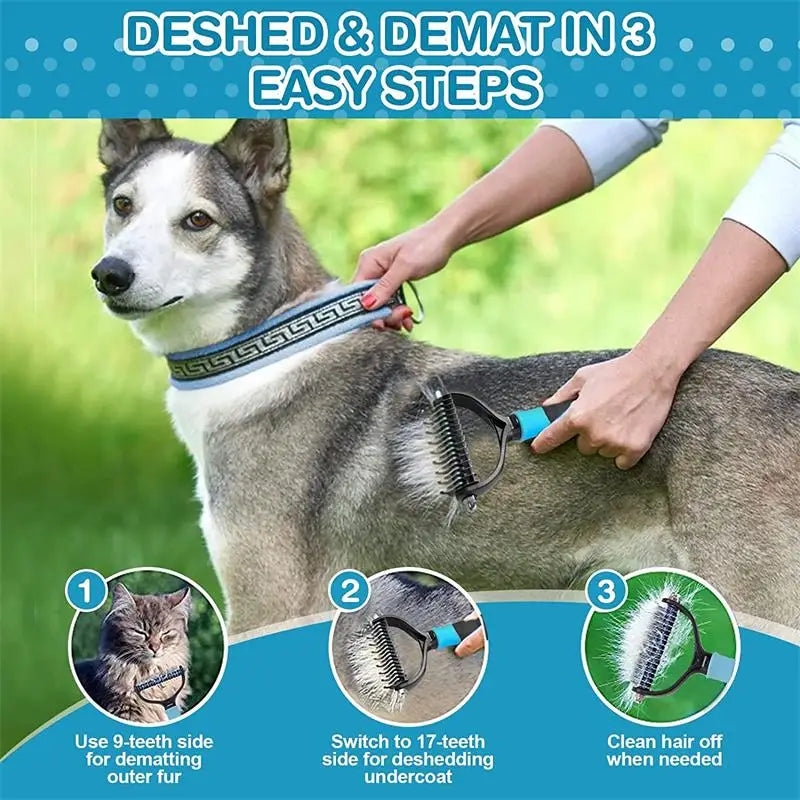 Pet Hair Remover Dog Grooming Comb