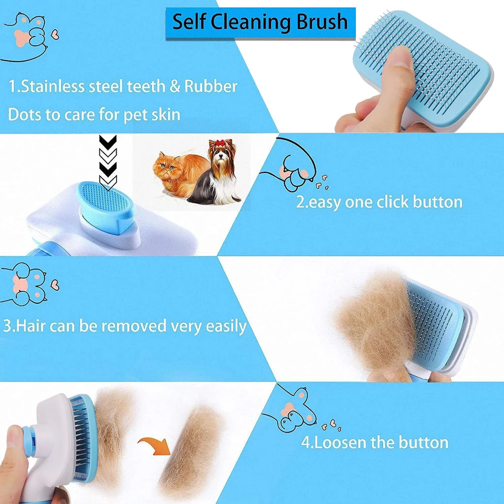 Pet Hair Grooming And Care Comb For Long Hair