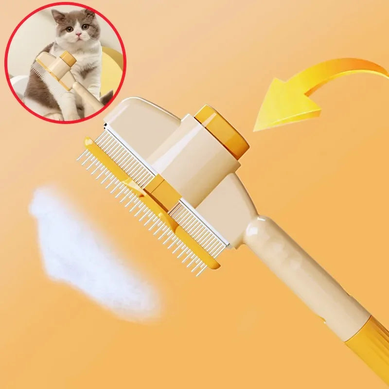 Pet Hair Remover One Button Self-cleaning Brush